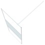 Mampara de ducha vidrio ESG transparente blanco 80x195 cm by , Shower walls and screens - Ref: Foro24-152150, Price: 136,38 €...