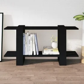 Black plywood shelf 100x30x51 cm by vidaXL, Bookcases and shelves - Ref: Foro24-811557, Price: 28,59 €, Discount: %