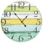 Reloj de pared de MDF multicolor 60 cm | Foro24.es | Tu tienda online para hogar, jardín y más Foro24.es