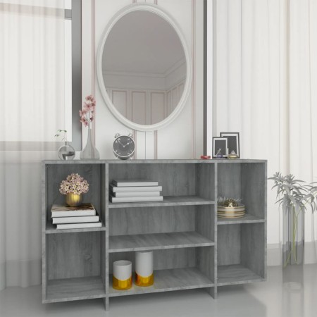 Aparador de madera de ingeniería gris Sonoma 120x30x75 cm | Foro24.es | Tu tienda online para hogar, jardín y más Foro24.es