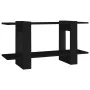 Estantería madera contrachapada negro 100x30x51 cm de vidaXL, Librerías y estanterías - Ref: Foro24-811557, Precio: 28,54 €, ...