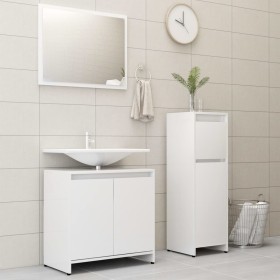 Juego de muebles de baño 3 piezas madera