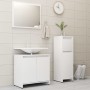 Juego de muebles de baño 3 piezas madera ingeniería blanco | Foro24.es | Tu tienda online para hogar, jardín y más Foro24.es
