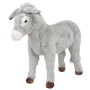 Burro de peluche de pie gris XXL de , Animales de peluche - Ref: Foro24-91343, Precio: 118,36 €, Descuento: %