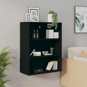 Armario colgante de pared negro 69,5x32,5x90 cm de vidaXL, Aparadores - Ref: Foro24-812313, Precio: 77,96 €, Descuento: %