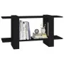 Estantería madera contrachapada negro 100x30x51 cm de vidaXL, Librerías y estanterías - Ref: Foro24-811557, Precio: 28,54 €, ...