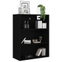Black wall hanging cabinet 69.5x32.5x90 cm by vidaXL, Sideboards - Ref: Foro24-812313, Price: 80,60 €, Discount: %