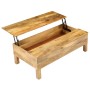 Mesa de centro de madera maciza de mango 110x55x35 cm | Foro24.es | Tu tienda online para hogar, jardín y más Foro24.es