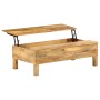 Mesa de centro de madera maciza de mango 110x55x35 cm | Foro24.es | Tu tienda online para hogar, jardín y más Foro24.es