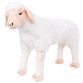 Oveja de peluche de pie blanca XXL de , Animales de peluche - Ref: Foro24-91341, Precio: 97,94 €, Descuento: %