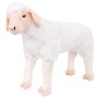 Oveja de peluche de pie blanca XXL de , Animales de peluche - Ref: Foro24-91341, Precio: 97,94 €, Descuento: %