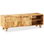 Mueble para TV de madera maciza de mango 118x35x40 cm de , Muebles TV - Ref: Foro24-245136, Precio: 275,13 €, Descuento: %