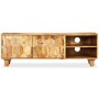 Mueble para TV de madera maciza de mango 118x35x40 cm de , Muebles TV - Ref: Foro24-245136, Precio: 275,13 €, Descuento: %