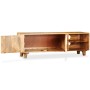 Mueble para TV de madera maciza de mango 118x35x40 cm de , Muebles TV - Ref: Foro24-245136, Precio: 275,13 €, Descuento: %