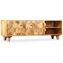 Mueble para TV de madera maciza de mango 118x35x40 cm de , Muebles TV - Ref: Foro24-245136, Precio: 275,13 €, Descuento: %