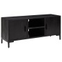 Mueble para TV madera maciza de pino negro 110x35x48 cm de , Muebles TV - Ref: Foro24-349918, Precio: 175,05 €, Descuento: %
