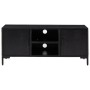 Mueble para TV madera maciza de pino negro 110x35x48 cm de , Muebles TV - Ref: Foro24-349918, Precio: 175,05 €, Descuento: %