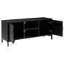 Mueble para TV madera maciza de pino negro 110x35x48 cm de , Muebles TV - Ref: Foro24-349918, Precio: 175,05 €, Descuento: %