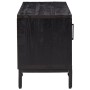 Mueble para TV madera maciza de pino negro 110x35x48 cm de , Muebles TV - Ref: Foro24-349918, Precio: 175,05 €, Descuento: %