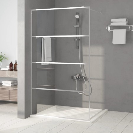 Mampara de ducha vidrio ESG transparente plateado 115x195 cm | Foro24.es | Tu tienda online para hogar, jardín y más Foro24.es