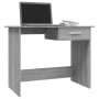 Escritorio de madera contrachapada gris Sonoma 100x50x76 cm | Foro24.es | Tu tienda online para hogar, jardín y más Foro24.es
