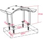 Sombrerete de chimenea de acero inoxidable plateado de , Accesorios para hornos de leña y chimeneas - Ref: Foro24-142984, Pre...