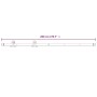 Kit herrajes para puertas correderas de acero blanco 200 cm by , Door items - Ref: Foro24-151706, Price: 66,97 €, Discount: %