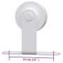 Kit herrajes para puertas correderas de acero blanco 200 cm by , Door items - Ref: Foro24-151706, Price: 66,97 €, Discount: %