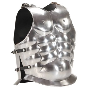 Coraza de armadura de soldado romano rol en vivo acero plateado de , Armas coleccionables - Ref: Foro24-286209, Precio: 121,1...