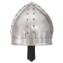 Réplica de casco de caballero medieval antiguo LARP acero plata de , Armas coleccionables - Ref: Foro24-286216, Precio: 46,73...