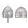 Réplica de casco de caballero medieval antiguo LARP acero plata de , Armas coleccionables - Ref: Foro24-286216, Precio: 46,73...