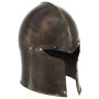 Réplica de casco de caballero medieval antiguo LARP acero plata de , Armas coleccionables - Ref: Foro24-286237, Precio: 62,90...