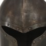 Réplica de casco de caballero medieval antiguo LARP acero plata de , Armas coleccionables - Ref: Foro24-286237, Precio: 62,90...