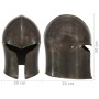 Réplica de casco de caballero medieval antiguo LARP acero plata de , Armas coleccionables - Ref: Foro24-286237, Precio: 62,90...