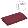 Tela de repuesto para sombrilla voladiza rojo burdeos 350 cm de , Telas para sombrillas y toldos - Ref: Foro24-313816, Precio...