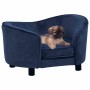 Sofá para perros felpa azul 69x49x40 cm de , Camas para perros - Ref: Foro24-171023, Precio: 119,10 €, Descuento: %