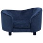 Sofá para perros felpa azul 69x49x40 cm de , Camas para perros - Ref: Foro24-171023, Precio: 119,10 €, Descuento: %