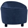 Sofá para perros felpa azul 69x49x40 cm de , Camas para perros - Ref: Foro24-171023, Precio: 119,10 €, Descuento: %