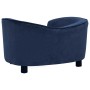 Sofá para perros felpa azul 69x49x40 cm de , Camas para perros - Ref: Foro24-171023, Precio: 119,10 €, Descuento: %