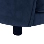 Sofá para perros felpa azul 69x49x40 cm de , Camas para perros - Ref: Foro24-171023, Precio: 119,10 €, Descuento: %