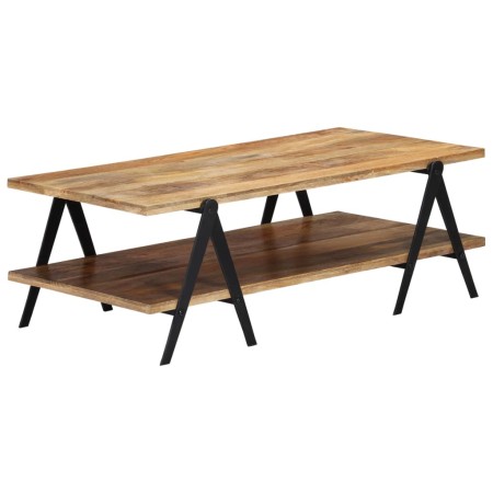 Mesa de centro madera maciza de mango 115x60x40 cm | Foro24.es | Tu tienda online para hogar, jardín y más Foro24.es