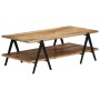 Mesa de centro madera maciza de mango 115x60x40 cm | Foro24.es | Tu tienda online para hogar, jardín y más Foro24.es