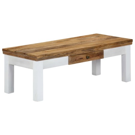 Mesa de centro madera maciza de mango 110x50x40 cm | Foro24.es | Tu tienda online para hogar, jardín y más Foro24.es