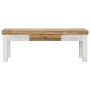 Mesa de centro madera maciza de mango 110x50x40 cm | Foro24.es | Tu tienda online para hogar, jardín y más Foro24.es