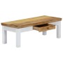 Mesa de centro madera maciza de mango 110x50x40 cm | Foro24.es | Tu tienda online para hogar, jardín y más Foro24.es
