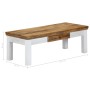 Mesa de centro madera maciza de mango 110x50x40 cm | Foro24.es | Tu tienda online para hogar, jardín y más Foro24.es