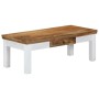 Mesa de centro madera maciza de mango 110x50x40 cm | Foro24.es | Tu tienda online para hogar, jardín y más Foro24.es