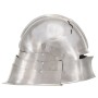 Réplica de casco de caballero medieval antiguo LARP acero plata de , Armas coleccionables - Ref: Foro24-286214, Precio: 73,27...