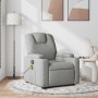 Sillón reclinable de masaje de tela gris claro | Foro24.es | Tu tienda online para hogar, jardín y más Foro24.es