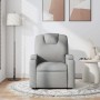 Sillón reclinable de masaje de tela gris claro | Foro24.es | Tu tienda online para hogar, jardín y más Foro24.es